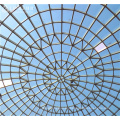 LF Marco de acero prefabricado Vidromo de vidrio Techo de cúpula vidrio templado para la construcción de mezquitas